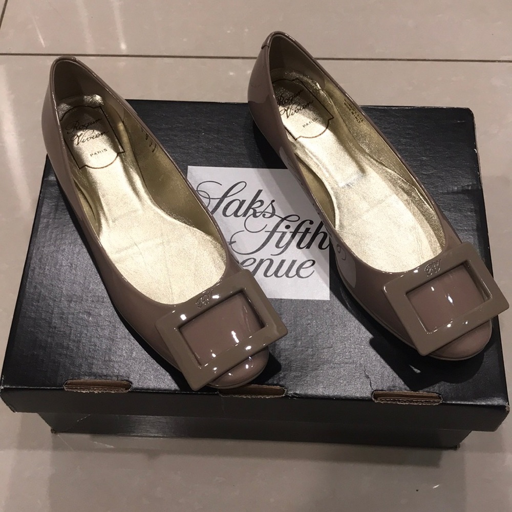 💯 authentic Roger vivier flat